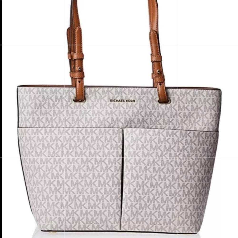 MICHAEL Michael Kors Bedford Women's Coated Canvas Signature Tote Handbag! NWT!